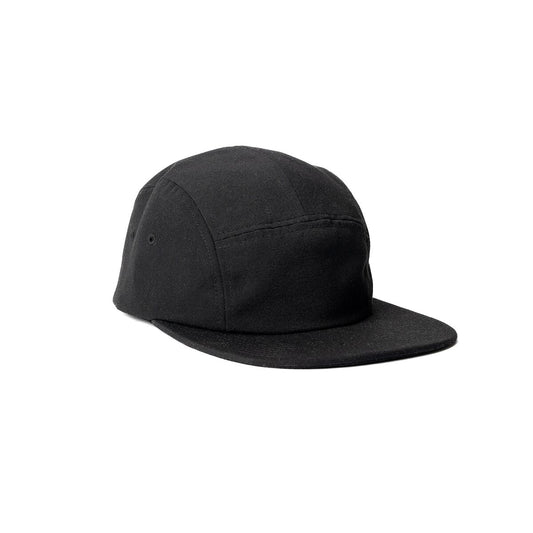 recycled-poly-flat-brim-5-panel-hat-c6 Web_PDP-FlatBrim5PanelHat_Studio_Front_Black.jpg